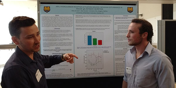 Max and Alex at Research Day 2017