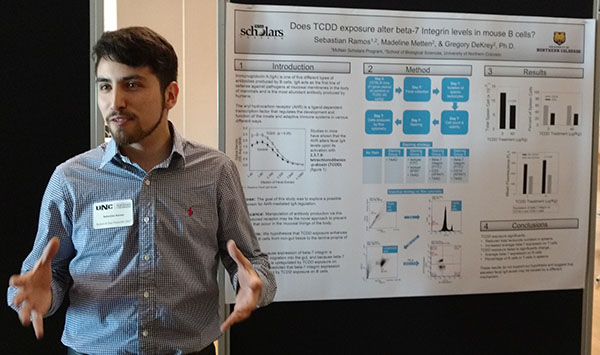 Sebastian at Research Day 2017