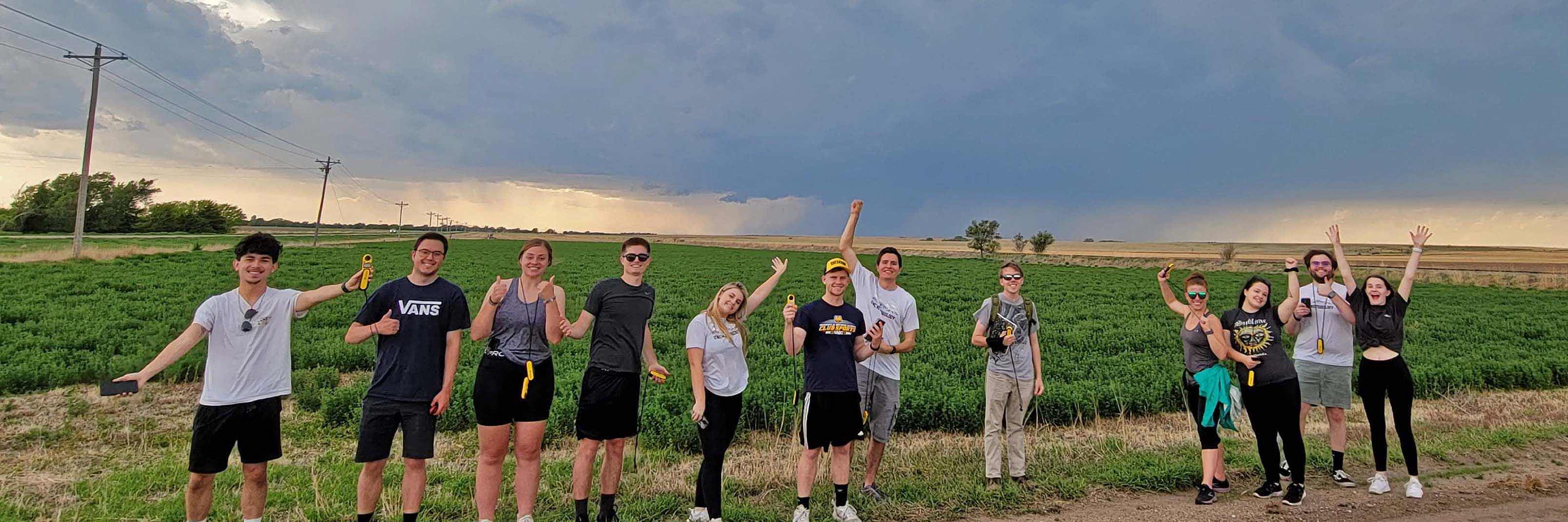 Thunderstorm with Students and Instructors
