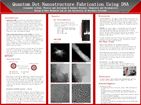 UNC Research Day Quantum Dots