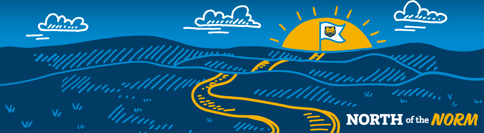 North of the North graphical illustration for visual effect only.