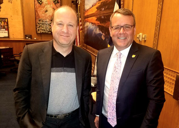 Andy Feinstein and Governor Polis