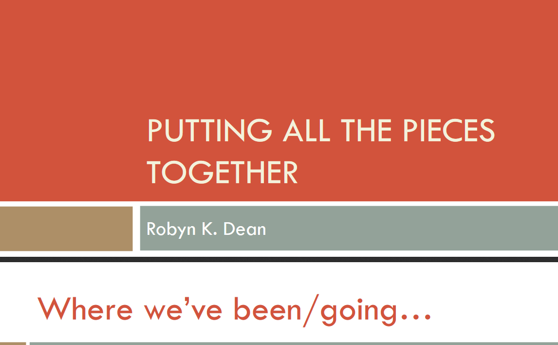 PowerPoint Opening Slide from Putting...