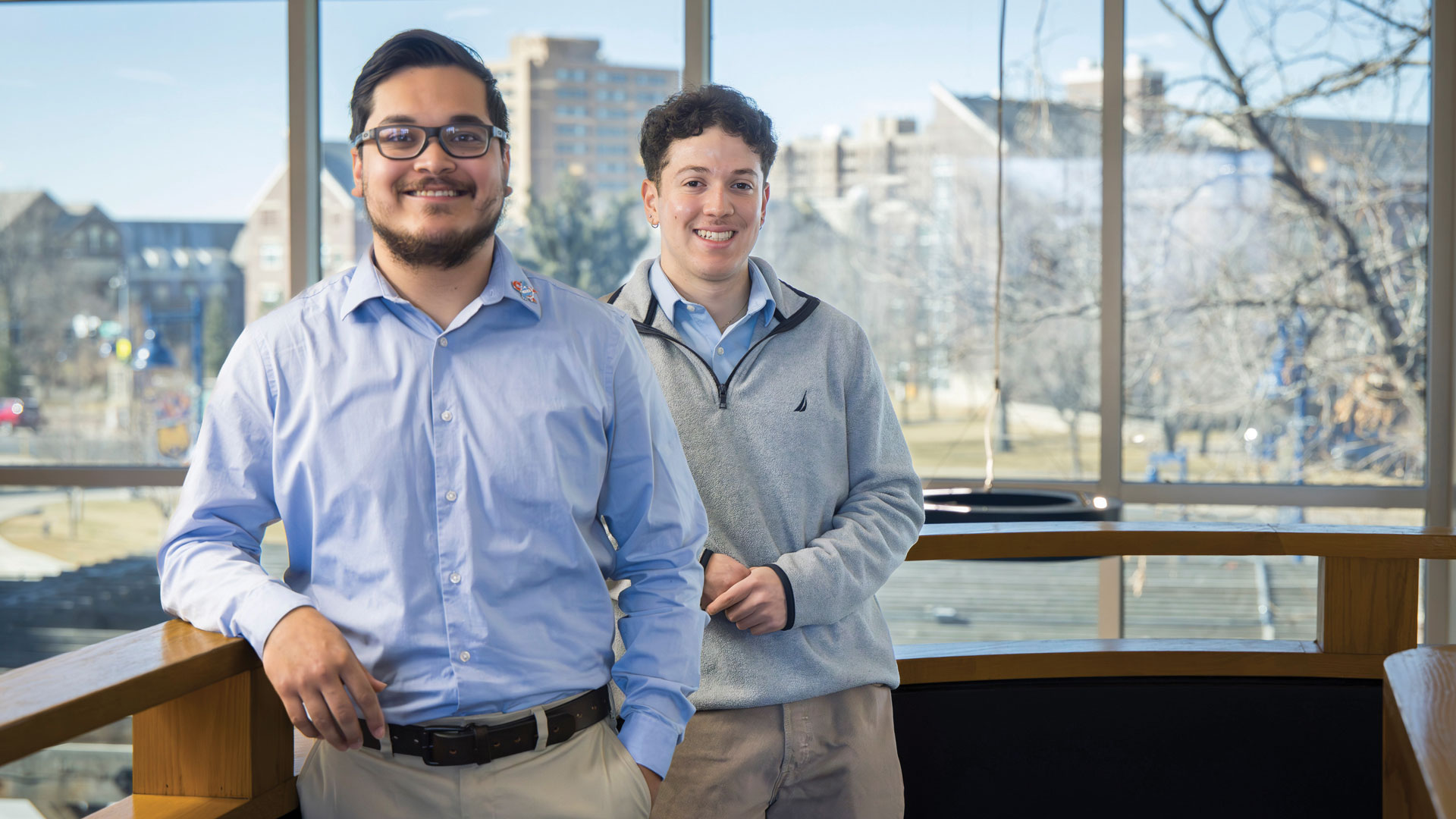 Javi Lomeli and Felix Garcia standing next to each other