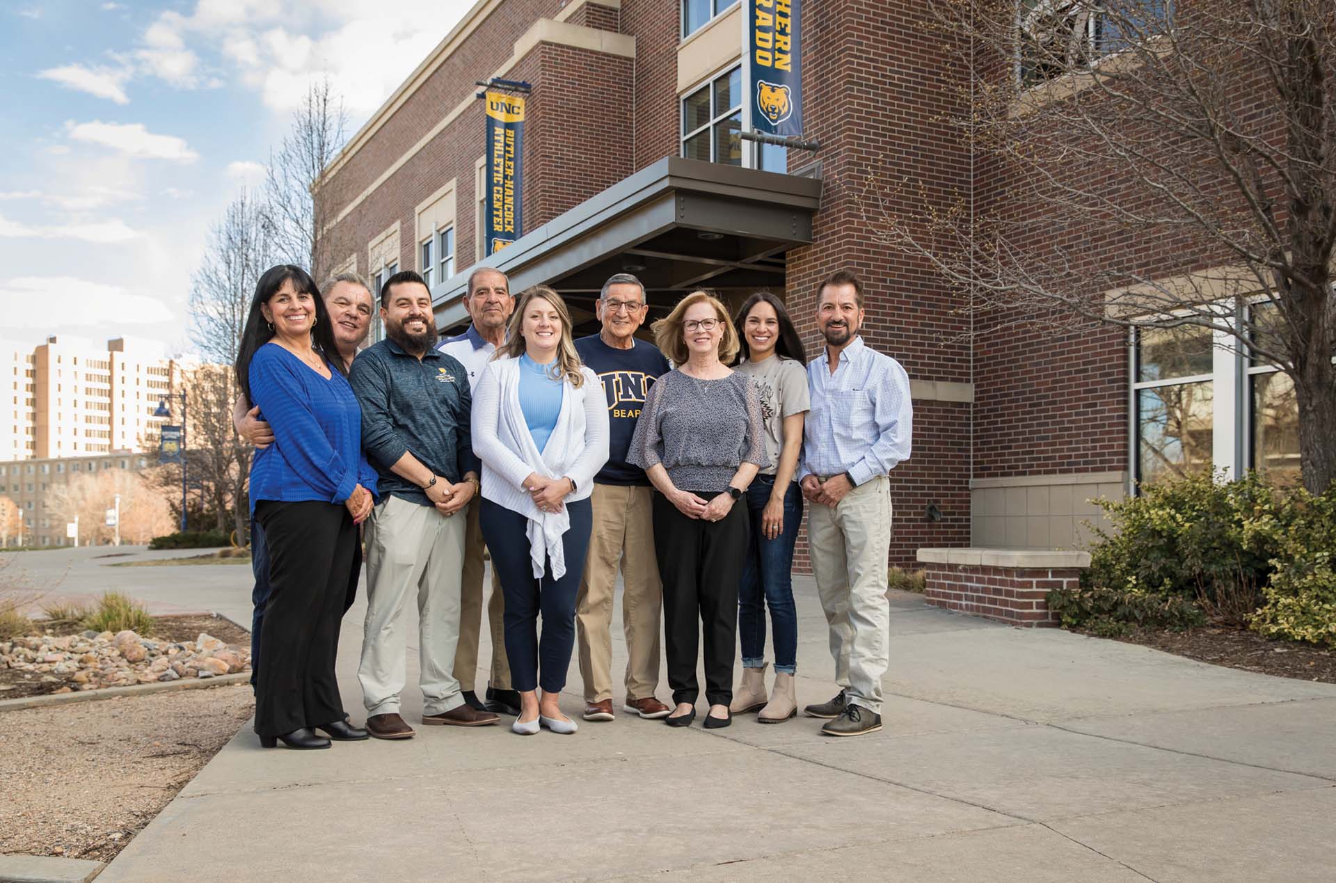 Left to right: Paulette Rangel, Mark Rangel, Michael Jerome Rangel, Richard Rangel, Breanna Rangel, Ernie Andrade, Joanne Andrade, Kelsey (Andrade) Fisher, Michael Richard Rangel.