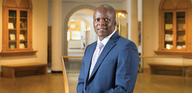 Isaac Wanasika, Ph.D., department chair and professor of Management in the Monfort College of Business. Photo by Woody Myers.